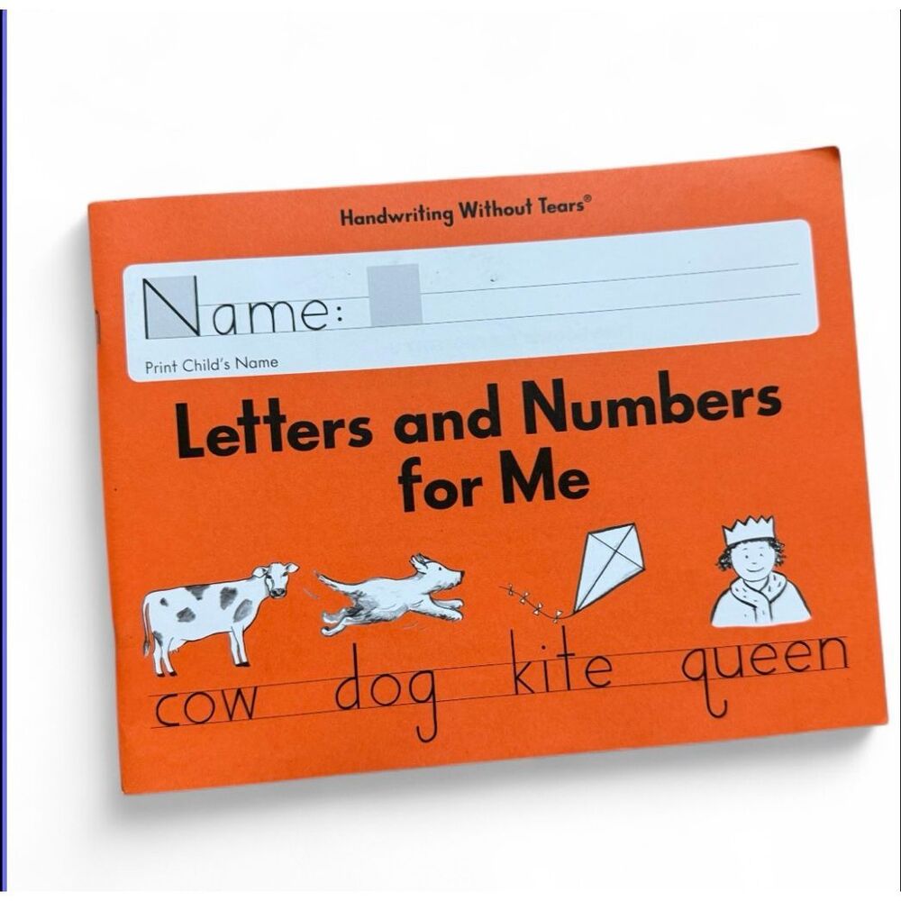 New Learning Without Tears Letters and Numbers for Me Writing Handwriting Book